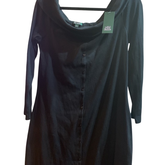 Wild Fable Black Ribbed Top - Picture 3 of 7